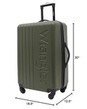 Wrangler Quest Luggage Set, Olive Green, 3 Piece Set (30"/26"/22")