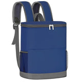 Insulated Cooler Backpack 30 Cans - Leak Proof Beer Backpack Lightweight Cooler Bag for Travel, Camping, Beach, Lunch (Blue)