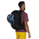 Osprey Talon 22L Men's Lightweight Hiking Backpack - Small Daypack for Travel & Camping, Phantom Grey/Dark Charcoal
