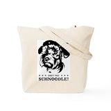 CafePress Obey The Schnoodle Propaganda Tote Bag Reusable Natural Beige Canvas Shopping Bag