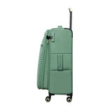 It Luggage Circulator 22" Softside Carry-On 8 Wheel Expandable Spinner, Hedge Green