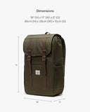 Herschel Retreat™ Backpack, Ivy Green, Standard - 23L