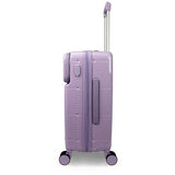 World Traveler Dejuno Smart 20-Inch Carry-On Luggage with USB Ports - Lavender