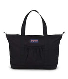 JanSport Daily Tote Spacious Main Compartment, Dual Shoulder Handles, Front Drop Pocket, Zippered Closure, Black