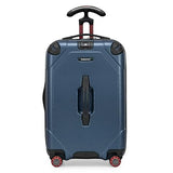 Traveler's Choice Maxporter II Polycarbonate Hardside Trunk with Spinner Wheels, Navy, 22-Inch Carry-on Luggage