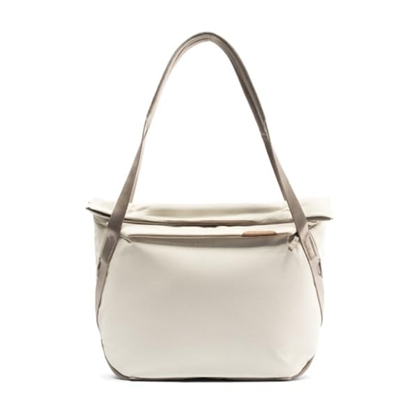 Peak Design Everyday Tote V3 15L, Bone, Weatherproof Shell, Wide Top Access, FlexFold Dividers, Laptop Sleeve, Internal and External Pockets, Crossbody or Shoulder Carry, Tote Bag for Women and Men