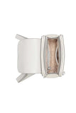 Calvin Klein Reyna Signature Key Item Flap Backpack, Vanilla/Khaki/Dove, One Size