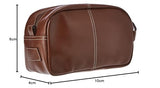 Timberland mens Nevada Leather Travel Kit Packing Organizers, Cognac, One Size US