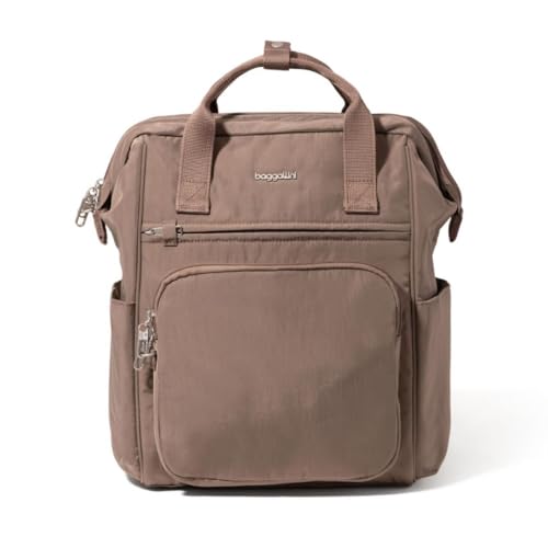 Baggallini Securtex Anti-Theft Windsor Backpack for Travel, Work & College, RFID & Locking Zipper, Up to 16" Laptop | Backpacks4Less