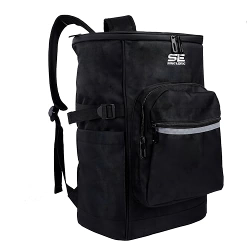 Tilami Backpack Cooler 30L Insulated Soft Cooler Lunch Bag for Camping, Beach, Hiking & Shopping,Black
