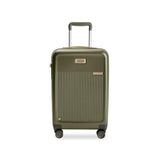 Briggs & Riley Essential 22 Inch Carry-On Expandable Spinner - Expandable Hardside Carry-On Luggage with CX Compression Technology - TSA Lock - Spinner Wheels - Sympatico Collection - Olive