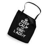 Keep Calm and Obey Daddy Funny Parenting Humor Tote Bag