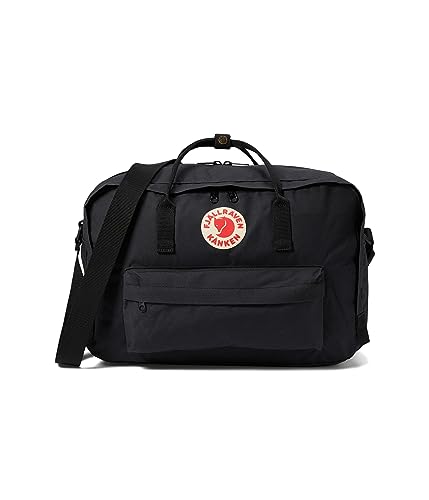 Fjallraven Kanken Weekender Bag, Large Travel Tote and Duffel for Overnight and Everyday Carry, Black