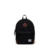Herschel Supply Co. Unisex Heritage Kids' Backpack, Black/Brown, 15L