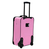 Rockland Fashion Softside Upright Luggage Set, Expandable, Pink, 2-Piece (14/19)