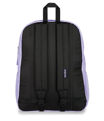 JanSport Cross Town Backpack - Simple Bag for Everyone with 1 Main Compartment, Front Utility Pocket - Premium Class Accessories - Pastel Lilac
