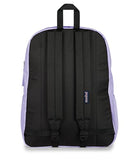 JanSport Cross Town Backpack - Simple Bag for Everyone with 1 Main Compartment, Front Utility Pocket - Premium Class Accessories - Pastel Lilac