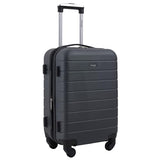 Wrangler Smart Spinner Hardside Luggage, 2 Piece Set, Dark Shadow