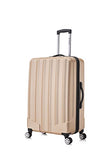 Rockland Santa Monica Hardside Spinner Wheel Luggage, Champagne, 19", 24", 28"