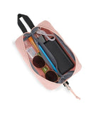 JanSport Perfect Pouch – Accordion Opening, Single Compartment with 3 Dividers, Small Internal Pocket, Misty Rose