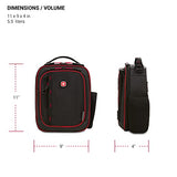 SwissGear 3999 Insulated Lunch Bag, Black/Red