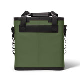 Quiksilver Zipperless Box Cooler 20L, Holds 24 Cans, 48 Hour Insulation, Leakproof & Waterproof Design, Heavy Duty TPU, IPX7, Padded Straps, Kangaroo Pockets, Bottle Opener (Trekking Green)