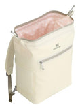 Stanley All Day Madeleine Midi Backpack Soft Cooler 14.8 Quarts | 20 Can Cooler with Handle and Shoulder Straps | Stays Cold for a Day | Insulated Travel Bag with Zipper | BPA-Free | Cream