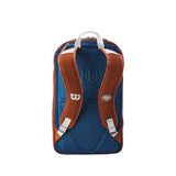 WILSON Roland-Garros Super Tour Tennis Backpack - Holds up to 2 Rackets, Clay/White/Navy