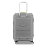 Samsonite Freeform 2-Piece Luggage Set - Carry-On & Large Checked Luggage with Dual Spinner Wheels - Durable Polypropylene Hardshell - TSA Lock, Airline-Approved - Expandable Hard Shell - White/Grey