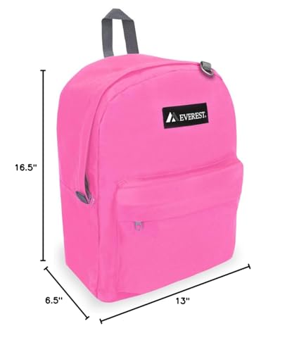 Everest Classic Backpack Backpack, Candy Pink