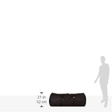 NorthStarSports Diamond Ripstop Big XL Duffle Bags, Ultra Tough & Tear Resistant, Reinforced Stitching, Weatherproof, Packable Foldable Duffle Bag for Traveling (18" x 42" 175L, Black)