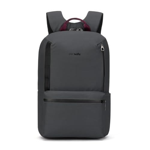 Pacsafe Metrosafe X Anti Theft 20L Backpack-with Padded 16" Laptop Sleeve, Slate, 20 Liter