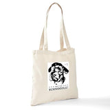 CafePress Obey The Schnoodle Propaganda Tote Bag Reusable Natural Beige Canvas Shopping Bag