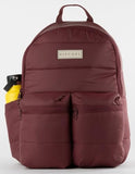 Weekend Quilted Travel Backpack; Multiple Pockets for Storage and Water Bottle Pocket