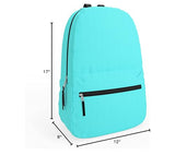 10 Pack Bulk Backpacks, Wholesale 17-Inch Lightweight Bookbags for Kids, Adults, School, Classroom, Travel, Gym Supplies with 1 Large, 1 Small Pocket, Perfect for Events, Corporate Bundles, Mix