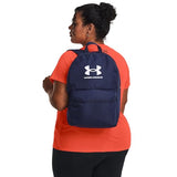 Under Armour unisex-adult Loudon Lite Backpack, (410) Midnight Navy/Midnight Navy/White, One Size