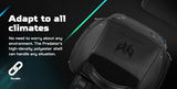 Acer PBG591 Predator Utility Gaming Backpack, Water Resistant and Tear Proof Travel Backpack Fits and Protects Up to 17.3" Predator Gaming Laptop, Black with Teal Accents