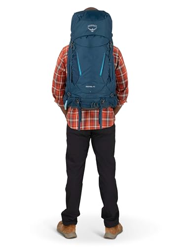 Osprey Kestrel 48L Men's Backpacking Backpack, Bonsai Green, S/M