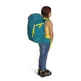 Osprey Jet 28L Kid's Hiking Backpack, Green Canopy