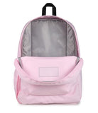 JanSport Cross Town Backpack - Simple Bag for Everyone with 1 Main Compartment, Front Utility Pocket - Premium Class Accessories - Pink Ice