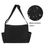 RTGNEI Corduroy Messenger Bag for School Satchel Tote Bag Women/Men Hobo Bags