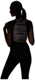 Madden Girl Nylon Flap Backpack, Black