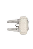 Calvin Klein Reyna Signature Key Item Flap Backpack, Vanilla/Khaki/Dove, One Size