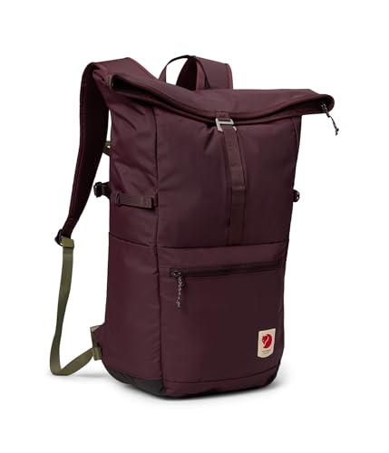 Fjällräven High Coast Foldsack 24 Backpack - Lightweight, Quick-Dry Fabric, Water-Resistant Design - Hiking, Travel, Blackberry | Backpacks4Less
