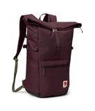 Fjällräven High Coast Foldsack 24 Backpack - Lightweight, Quick-Dry Fabric, Water-Resistant Design - Hiking, Travel, Blackberry