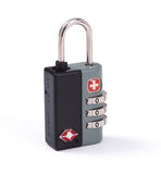 SwissGear TSA-Approved Travel Sentry Combination Luggage Lock with Resettable Combo and Inspection Indicator, Black, One Size | Backpacks4Less