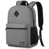17 Inch School Backpack,Unisex Classic Bookbag Teens Schoolbag with USB Port for High School College Office Work Travel