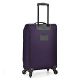 U.S. Traveler Aviron Bay Expandable Softside Luggage With Spinner Wheels, Purple, Carry-on 23-Inch