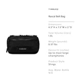 TIMBUK2 Rascal Belt Bag, Eco Black