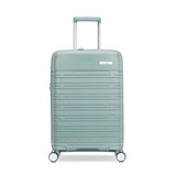 Samsonite Elevation Plus - Carry-On Hardside Luggage - Scratch Resistant Polypropylene Shell, RightHeight™ Adjustable Handle, Integrated AirTag Holder, TSA Lock, WetPak™ Compartment - Cypress Green